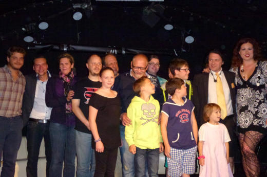 Künstler herzen Familie