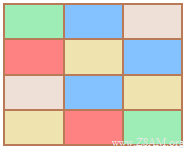 many colorful boxes in a square