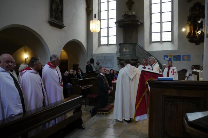 Investitur OSMTH Templerorden Österreich 22. Oktober 2016 Sankt Salvatorkirche Wien
