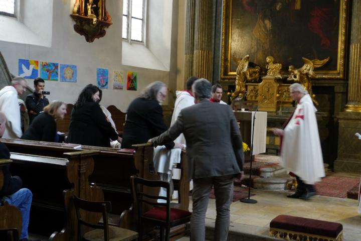 Investitur OSMTH Templerorden Österreich 22. Oktober 2016 Sankt Salvatorkirche Wien