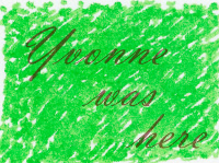 The cow wrote in a green cornfield: Yvonne was here.